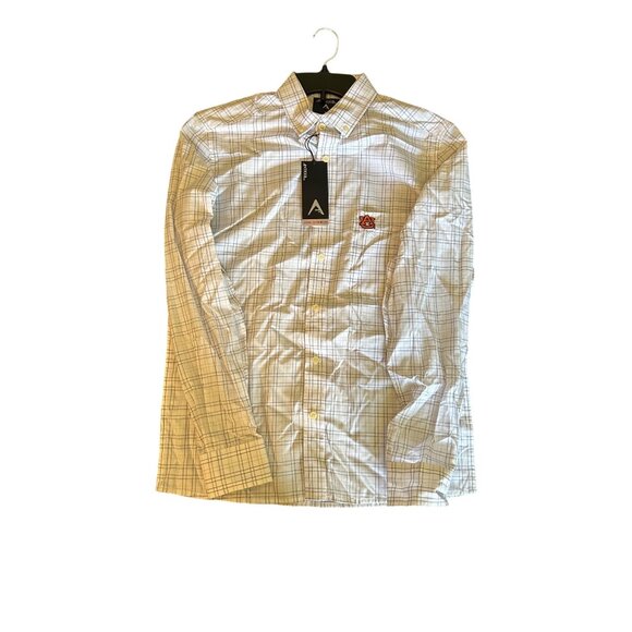 Antigua Auburn University Mens Button-Down Shirt S long sleeve - Picture 1 of 4